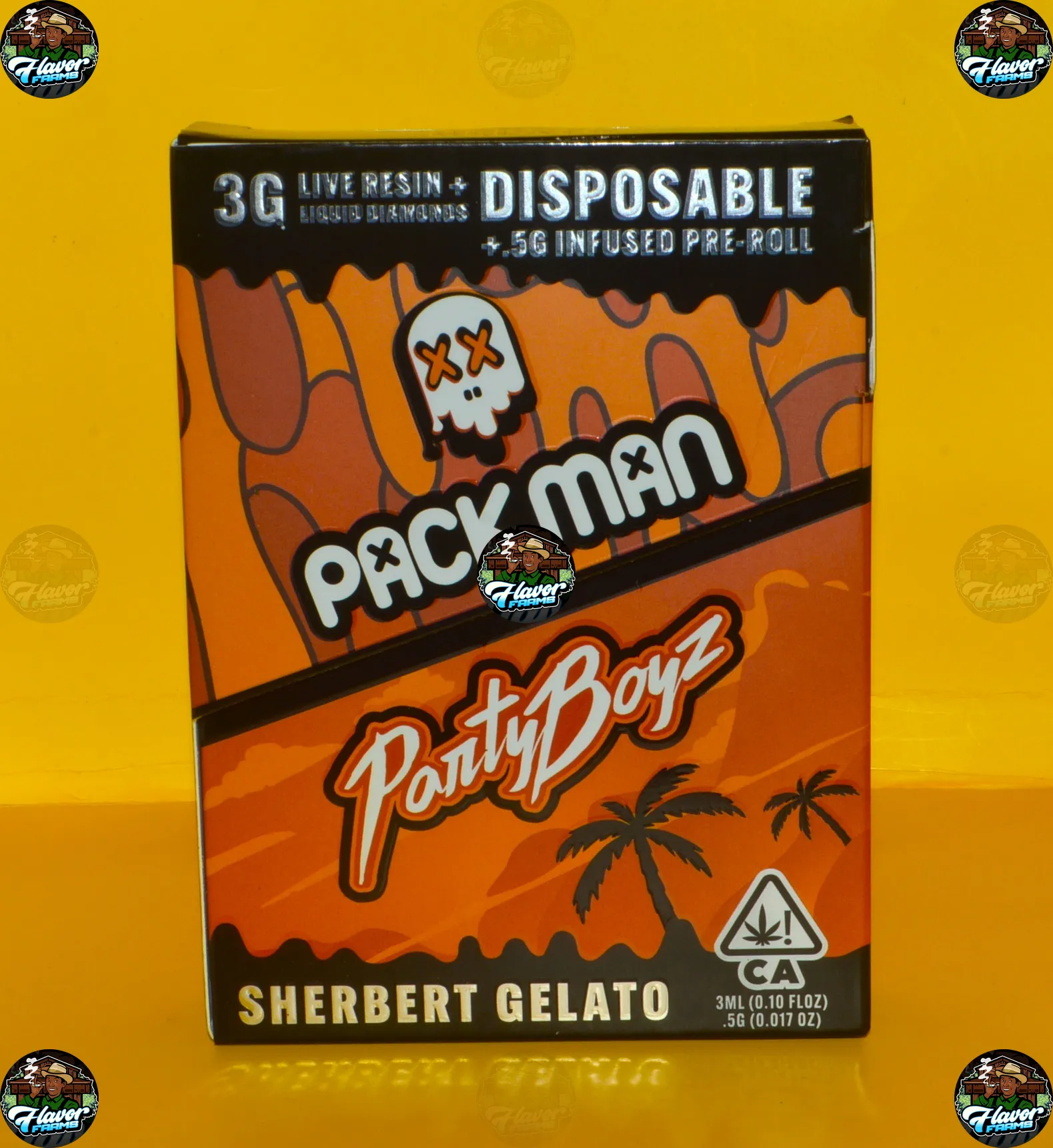 PACKMAN VAPES SHERBERT GELATO