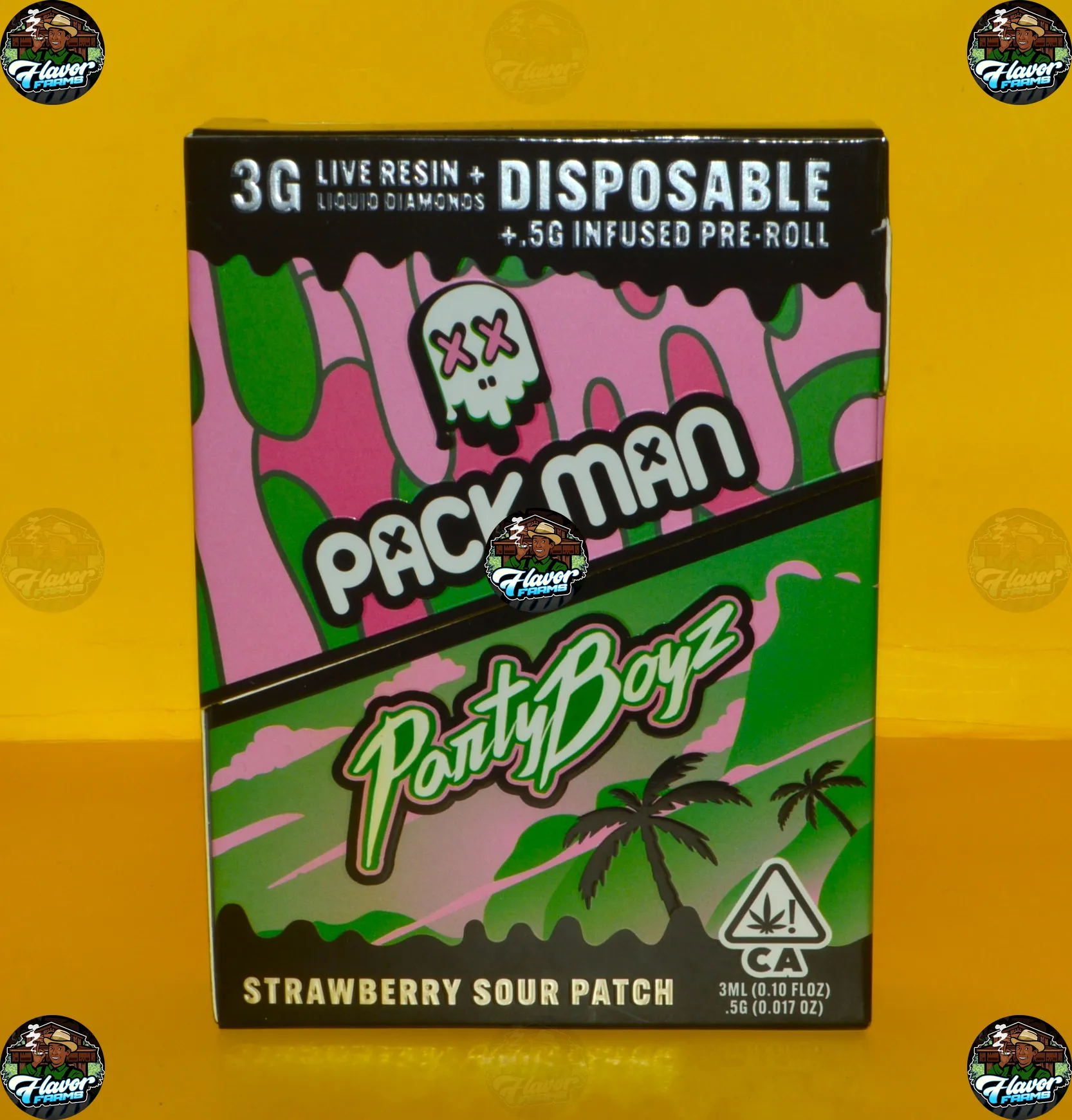 PACKMAN VAPES STRAWBERRY SOUR PATCH