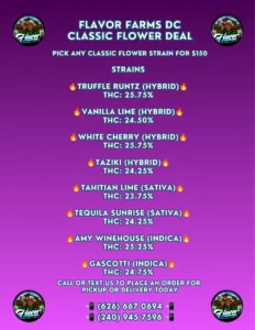1 OZ CLASSIC FLOWER DEAL