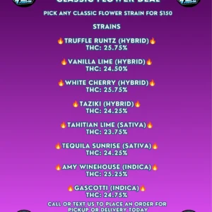 1 OZ CLASSIC FLOWER DEAL